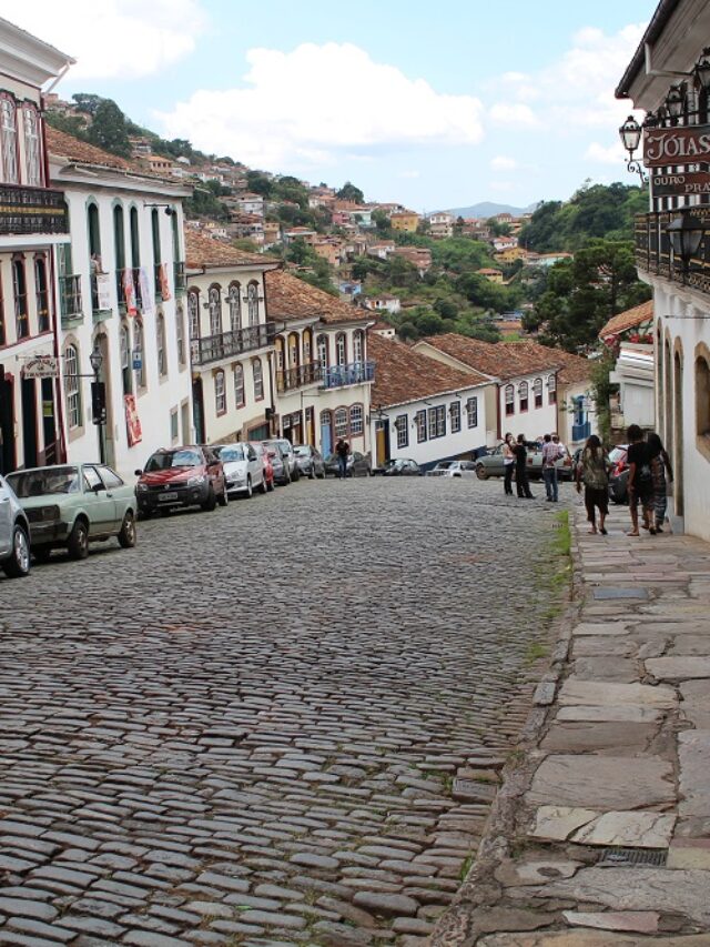 Rua direita Ouro Preto