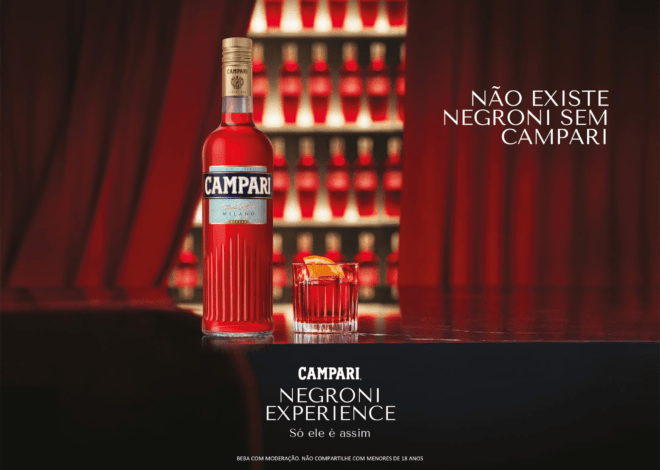 CAMPARI LANÇA A NEGRONI EXPERINCE EM SETEMBRO