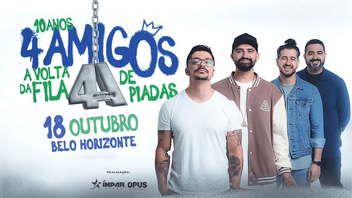 4 AMIGOS - A VOLTA DA FILA DE PIADAS