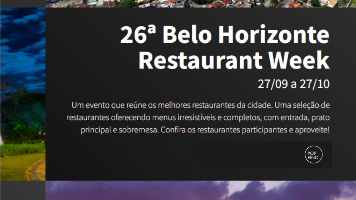 26ª Edição da Restaurant Week 2024