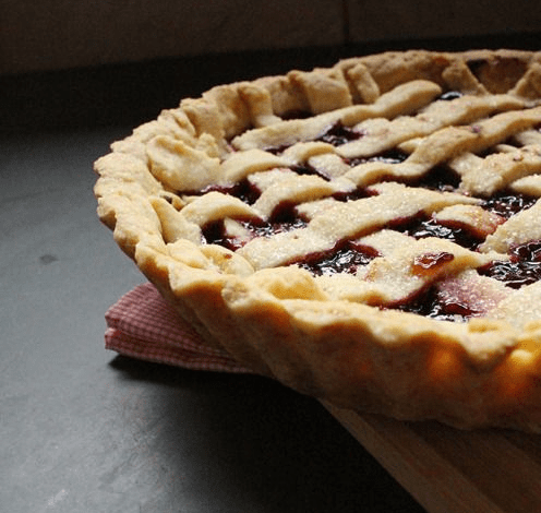 TORTA DOCE COM GELEIA