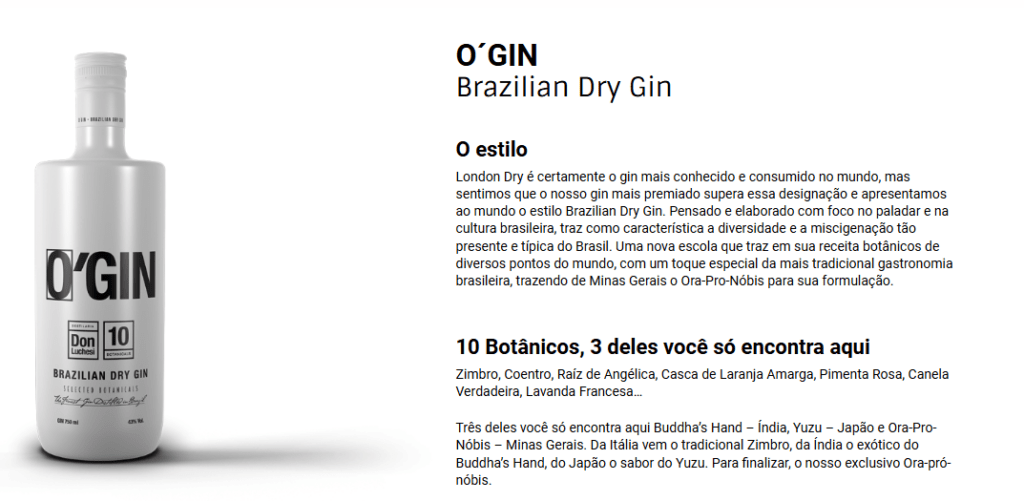 O´GIN
Brazilian Dry Gin